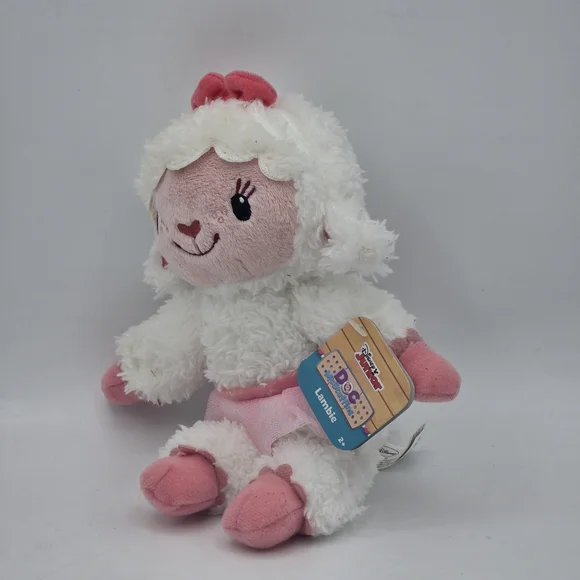 Disney Doc McStuffins Lambie Plush Toy - Pink & White - Picture 5 of 10